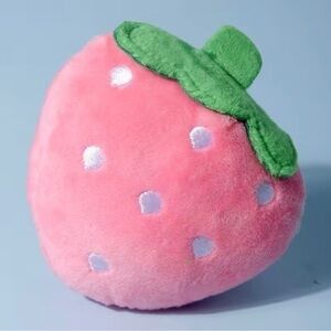 Strawberry Dog Toy , Strawberry Squeaky Toy for Small Dogs - Pets